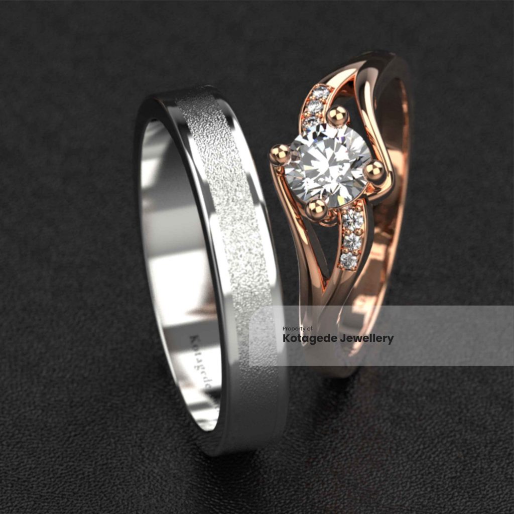 cincin emas rosegold luxury